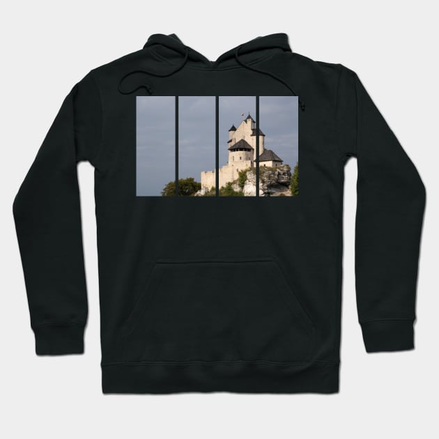 The Royal Castle of Bobolice was built in the early 14th century by king Casimir III the Great. Hoodie by fabbroni-art